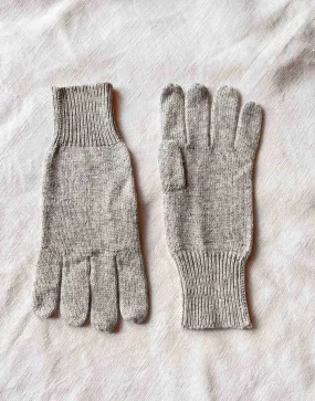 Women's Luxury Merino Wool Gloves – Light Grey